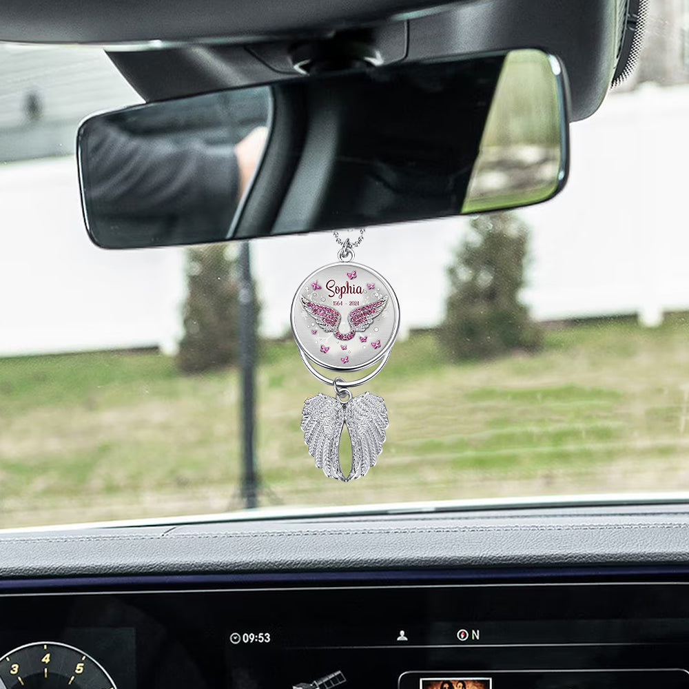 Your Wings Were Ready But My Heart Was Not - Personalized Memorial Wings Ornament