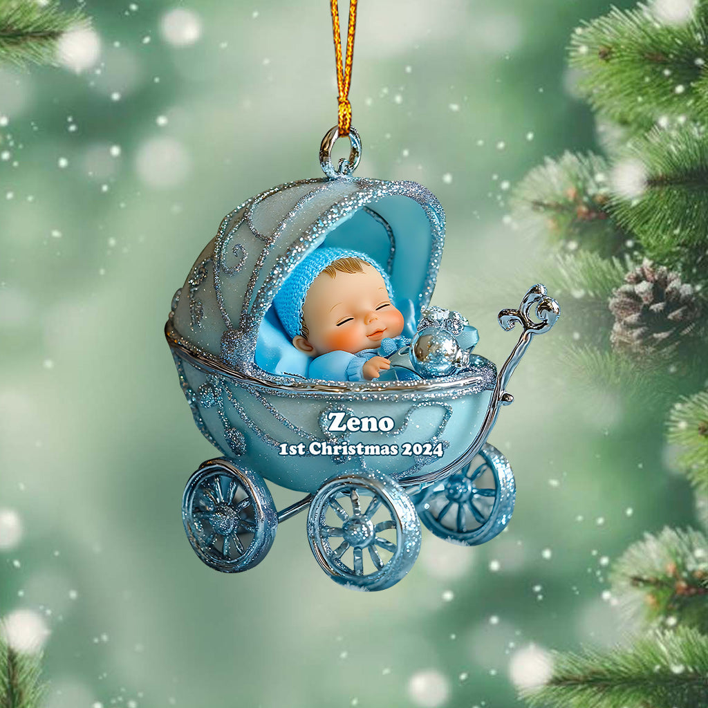 Premier Noël de bébé - Ornement familial personnalisé