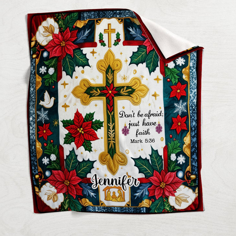 Einfach glauben – Personalisierte christliche Decke