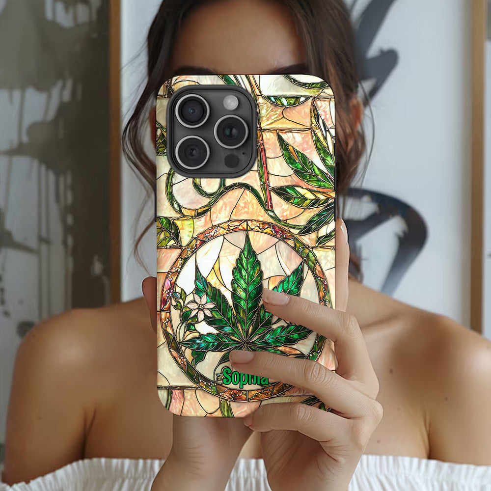 High Times - Coque de téléphone personnalisée avec impression intégrale sur le thème du cannabis