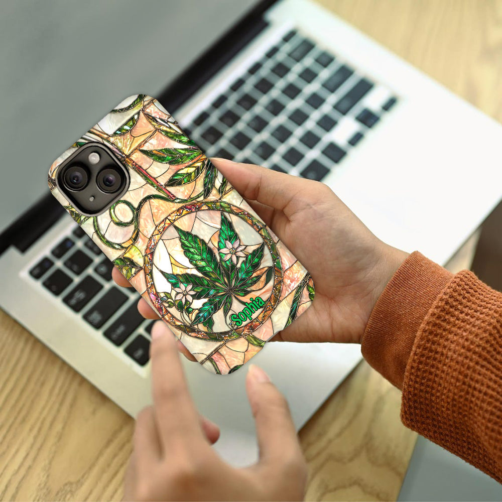 High Times - Coque de téléphone personnalisée avec impression intégrale sur le thème du cannabis