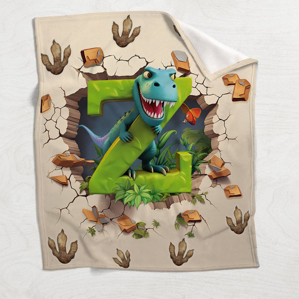 Couverture enfant personnalisée « J’adore les dinosaures »