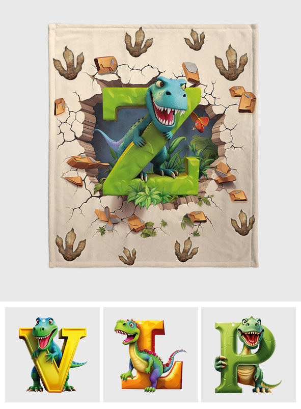 Couverture enfant personnalisée « J’adore les dinosaures »