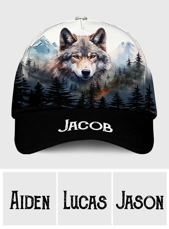Fantastischer Wolf – Personalisierte Wolf Classic Cap