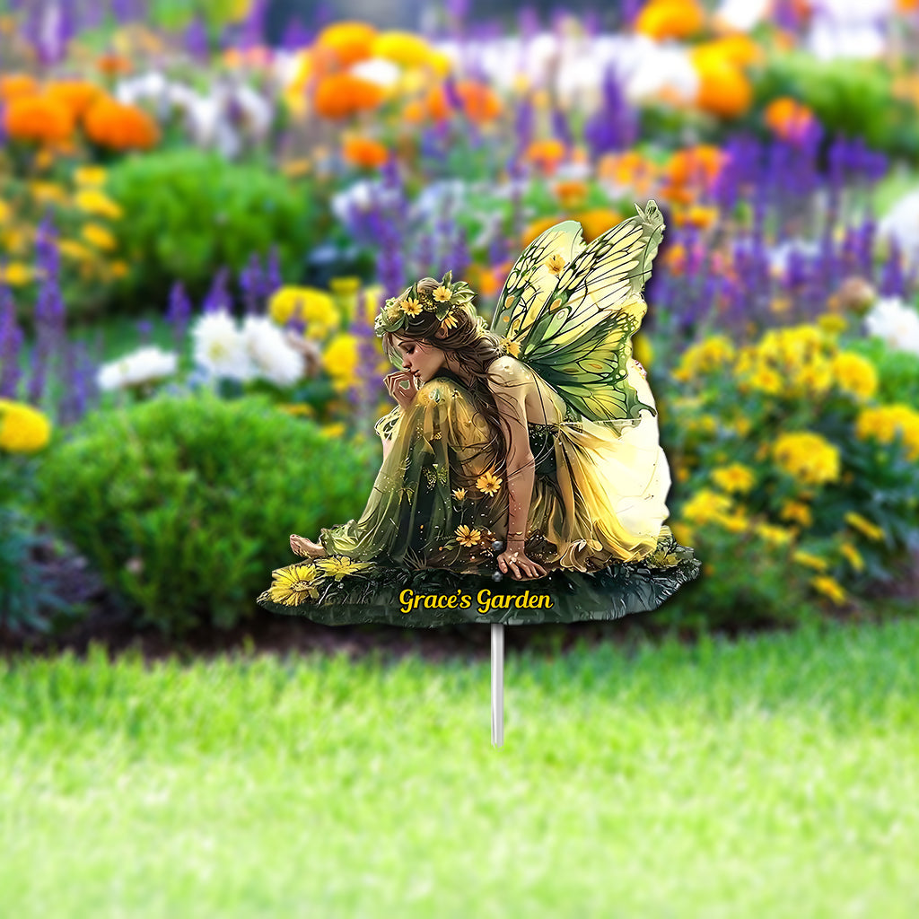 Gartenfee – Personalisierte Gartendekoration aus Metall