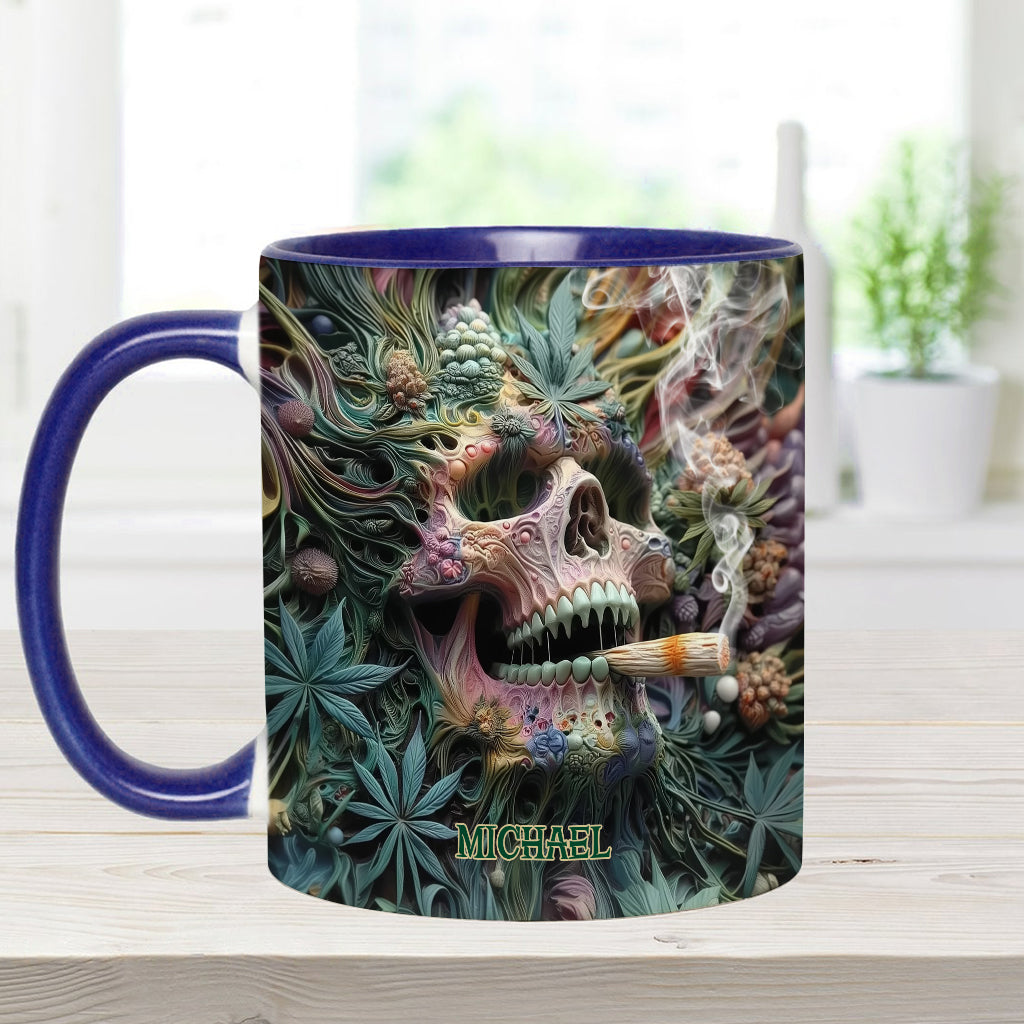 Dope Skull - Personalized Weed Accent Mug