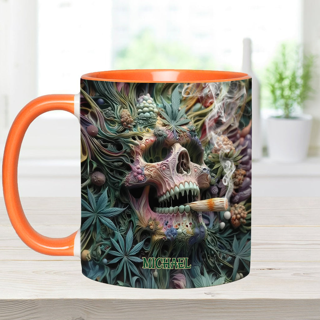 Dope Skull - Personalized Weed Accent Mug