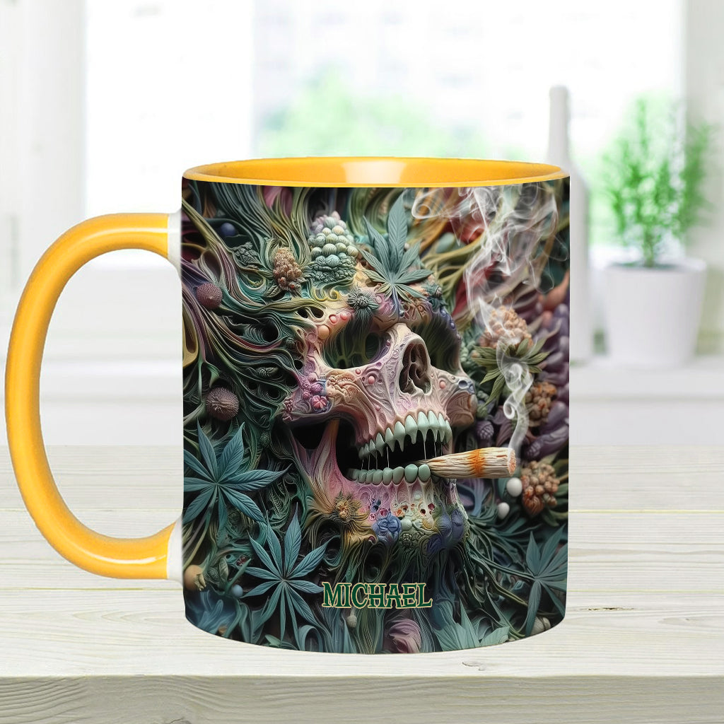 Dope Skull - Personalized Weed Accent Mug