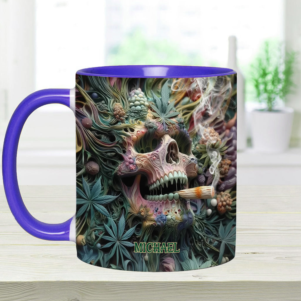 Dope Skull - Personalized Weed Accent Mug