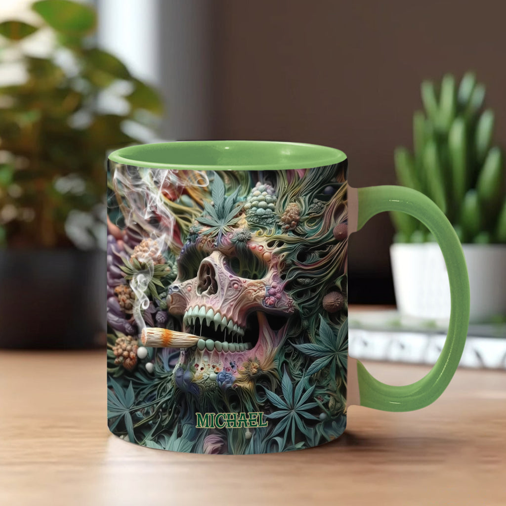 Dope Skull - Personalized Weed Accent Mug