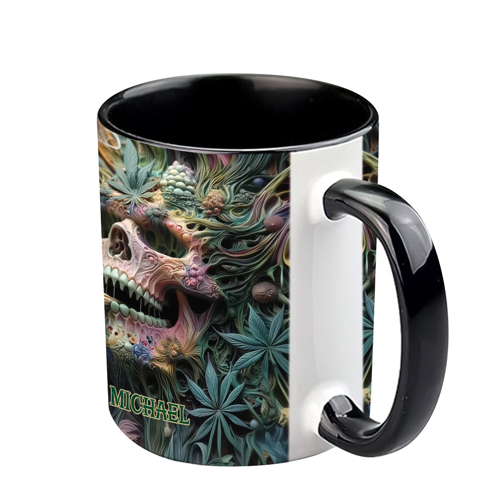 Dope Skull - Personalized Weed Accent Mug