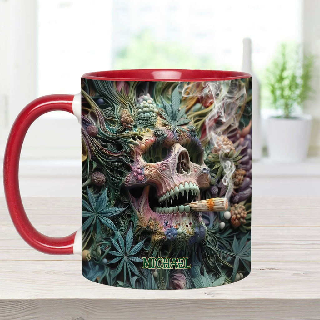 Dope Skull - Personalized Weed Accent Mug