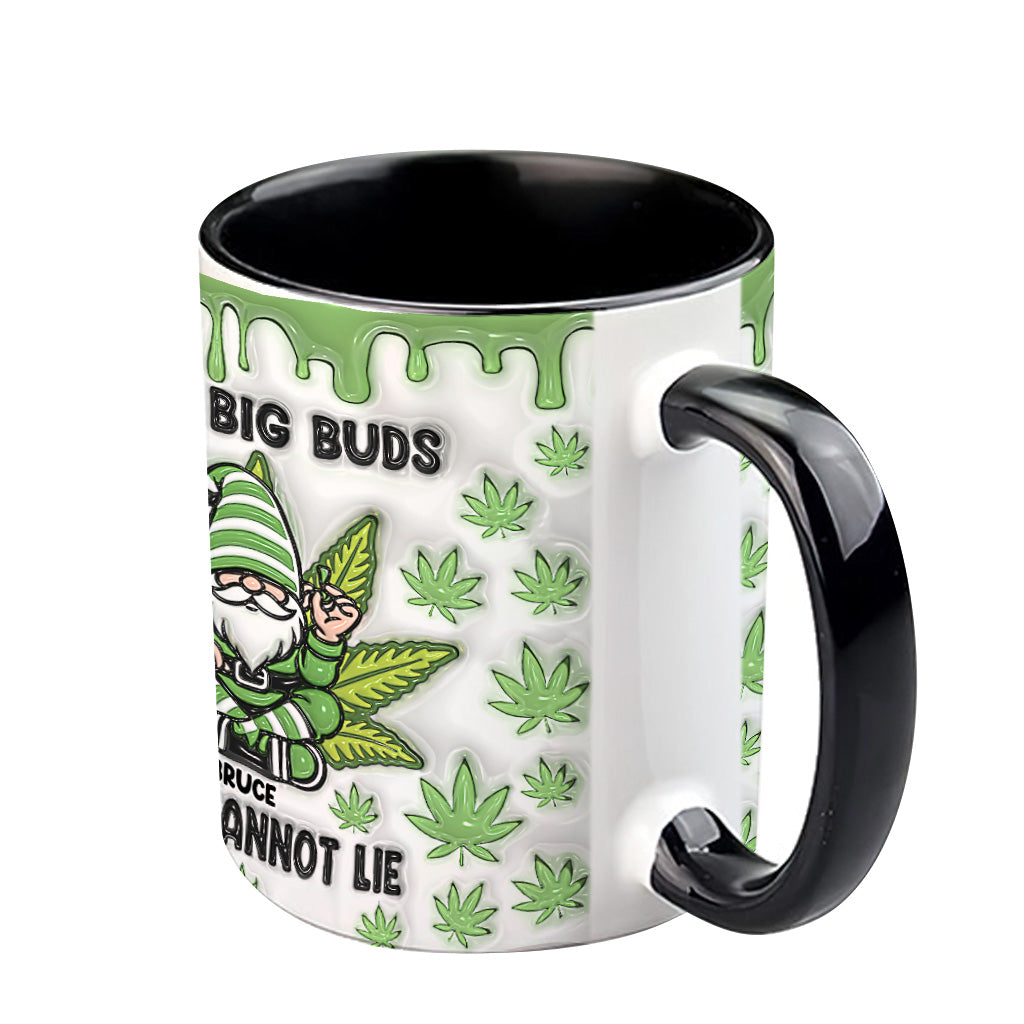 J'aime les grosses têtes et je ne peux pas mentir - Mug personnalisé à thème cannabis
