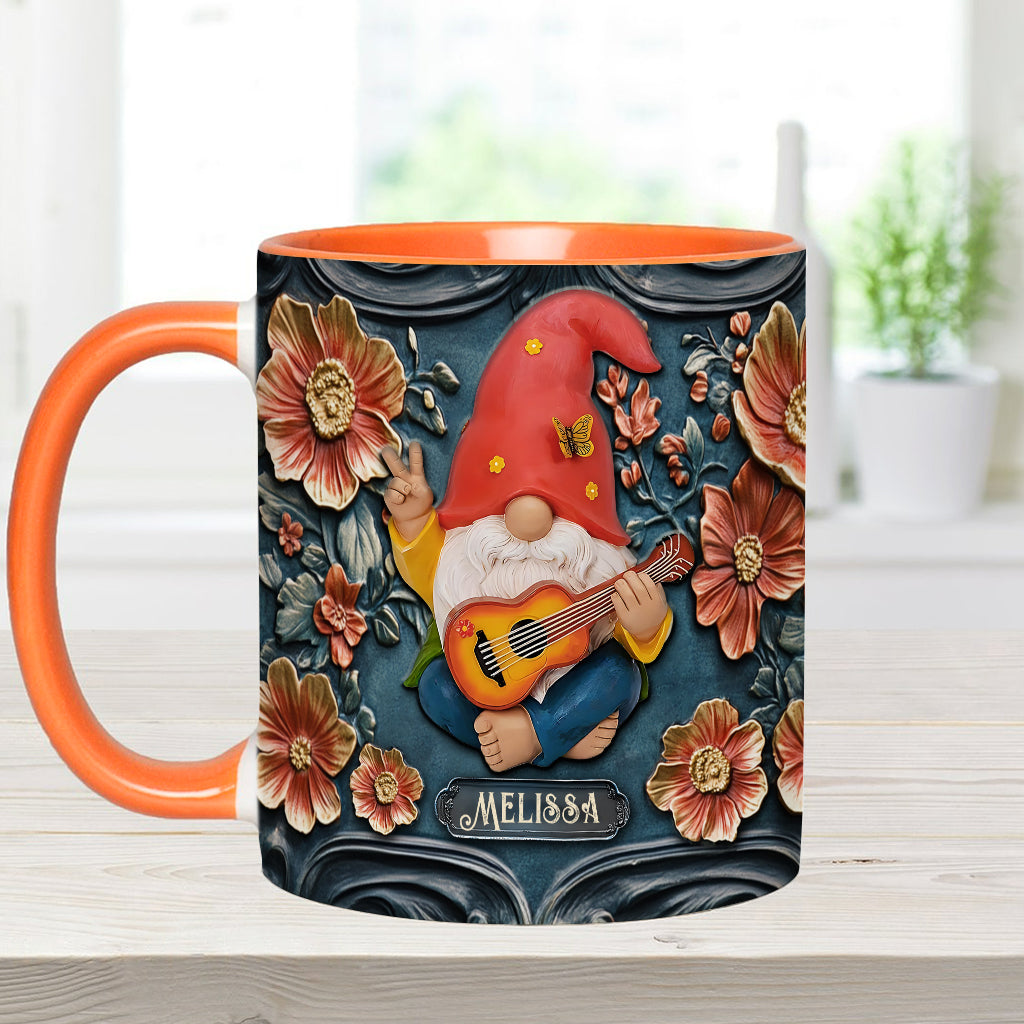Vivez pleinement votre vie - Mug personnalisé style hippie
