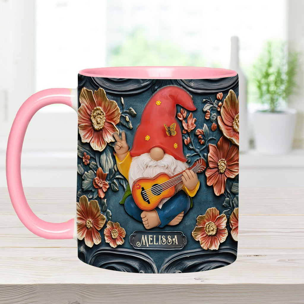 Vivez pleinement votre vie - Mug personnalisé style hippie
