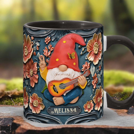 Vivez pleinement votre vie - Mug personnalisé style hippie