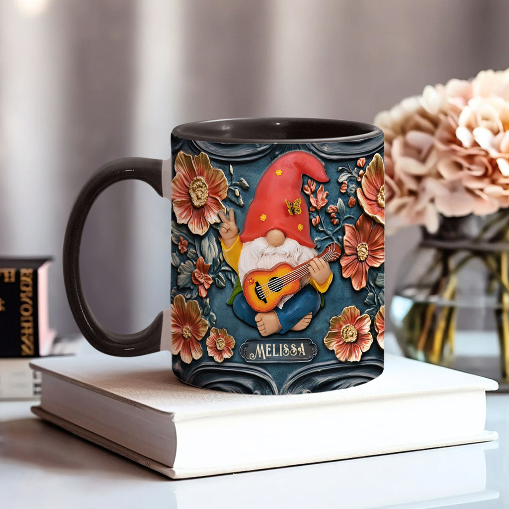 Vivez pleinement votre vie - Mug personnalisé style hippie