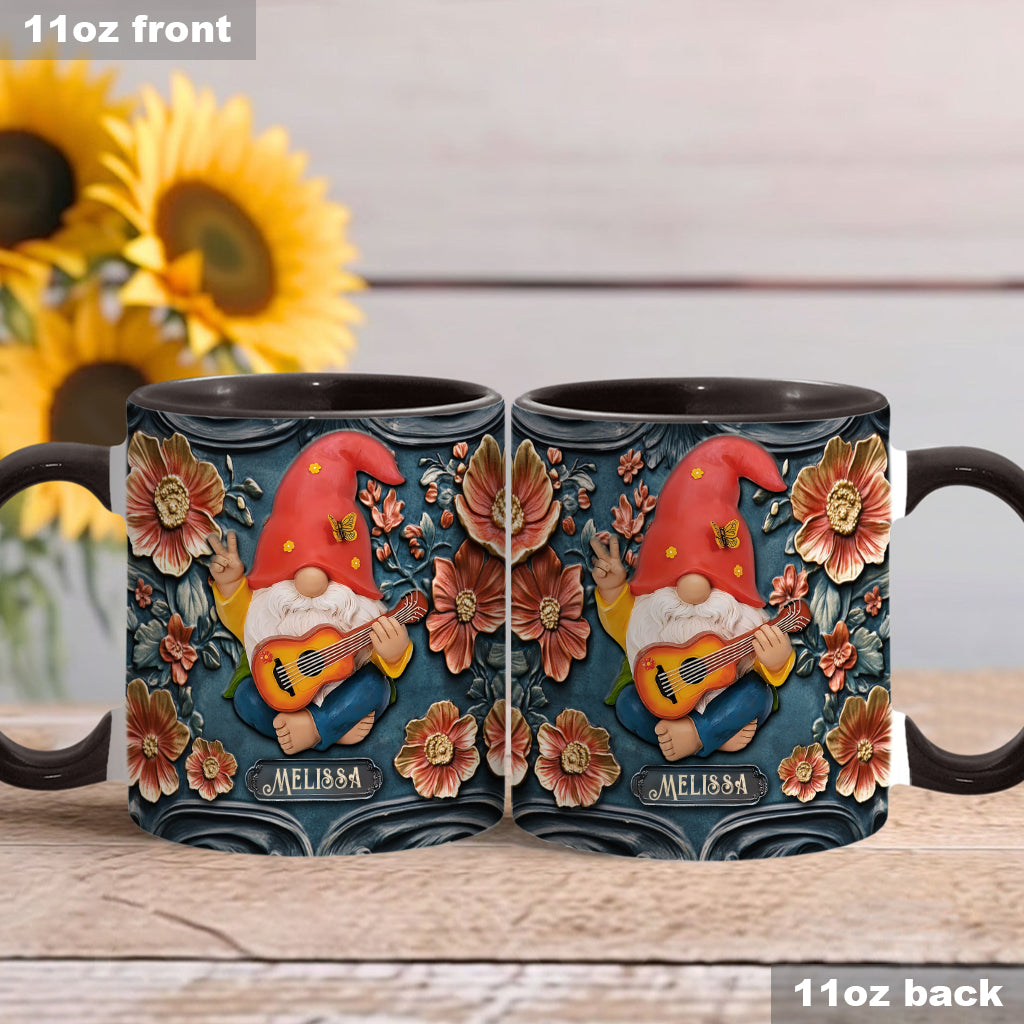 Vivez pleinement votre vie - Mug personnalisé style hippie