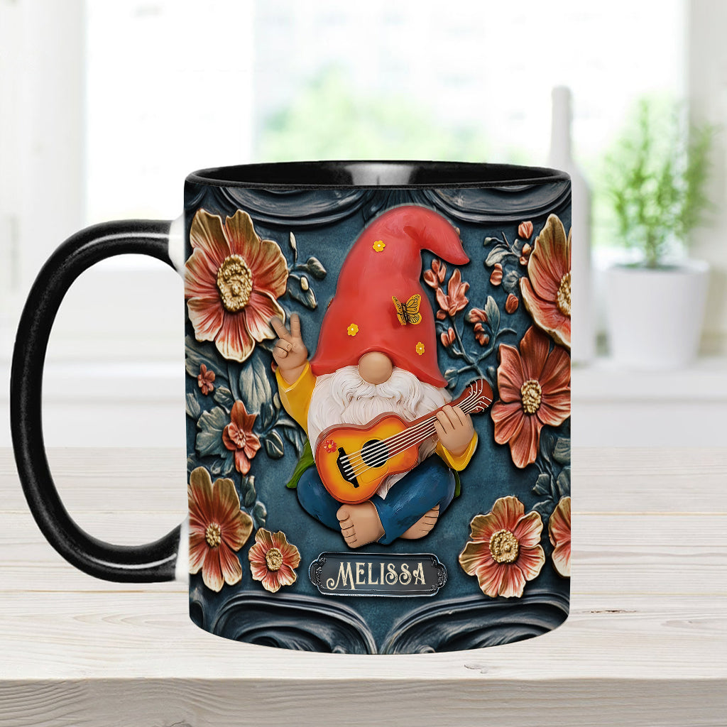 Vivez pleinement votre vie - Mug personnalisé style hippie