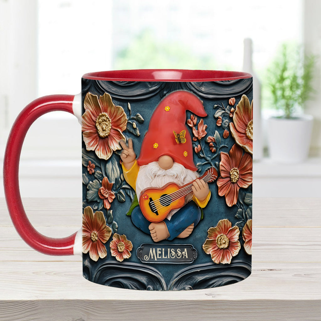 Vivez pleinement votre vie - Mug personnalisé style hippie