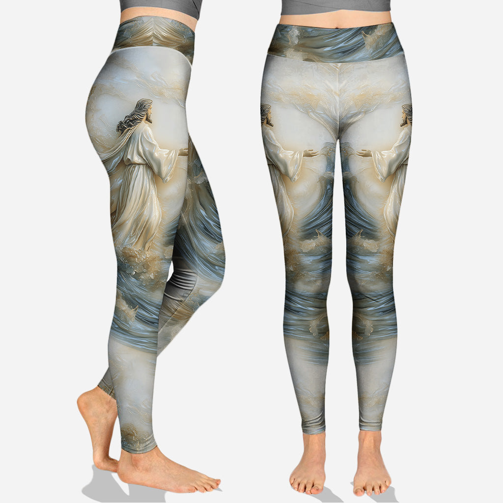 Avec Dieu, tout est possible - Sweat à capuche et legging chrétiens personnalisés