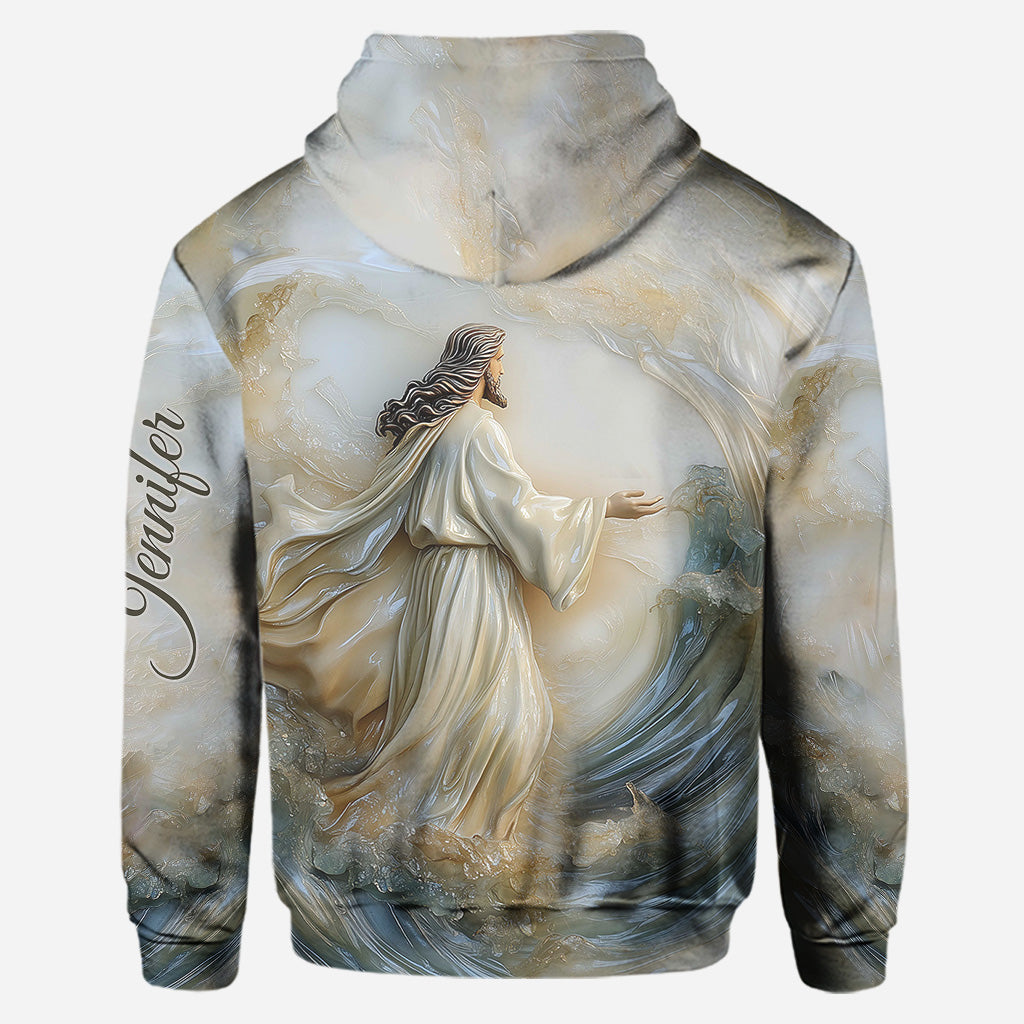 Avec Dieu, tout est possible - Sweat à capuche et legging chrétiens personnalisés