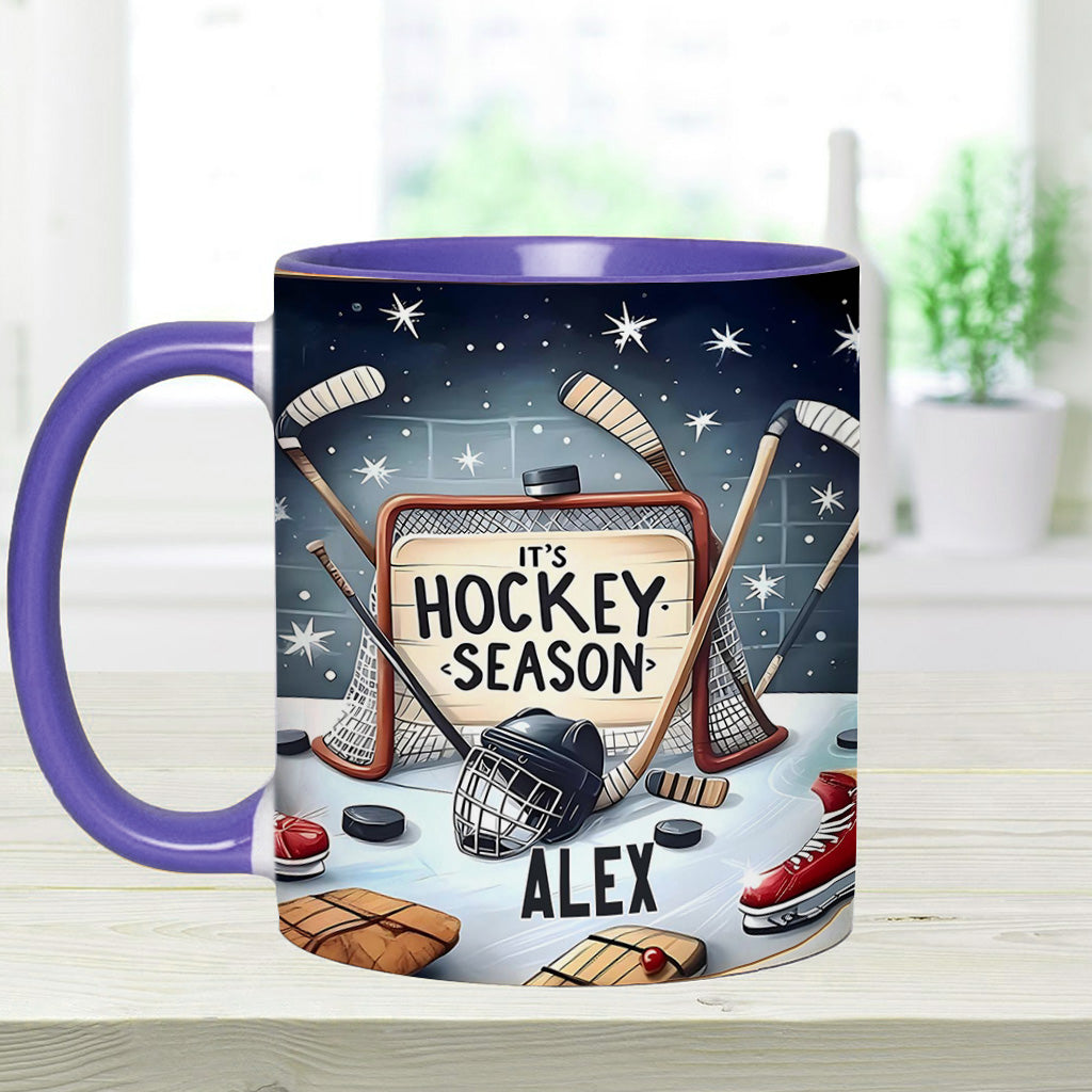 Es ist Hockeysaison – personalisierter Hockey-Becher