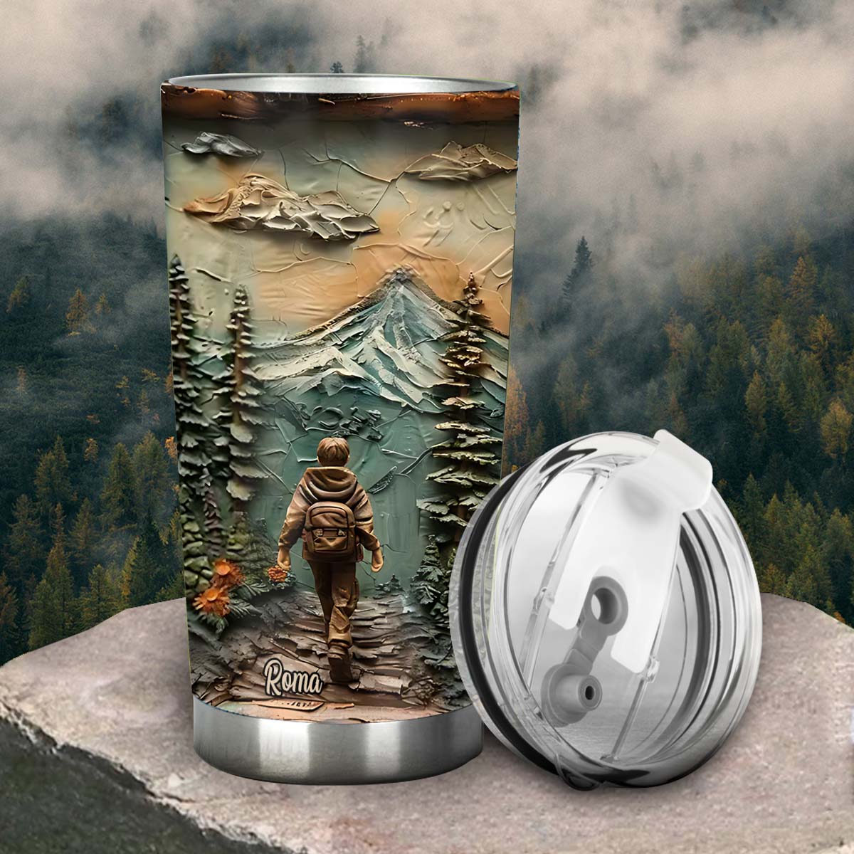 Goods In The Woods - Gobelet isotherme de randonnée personnalisé