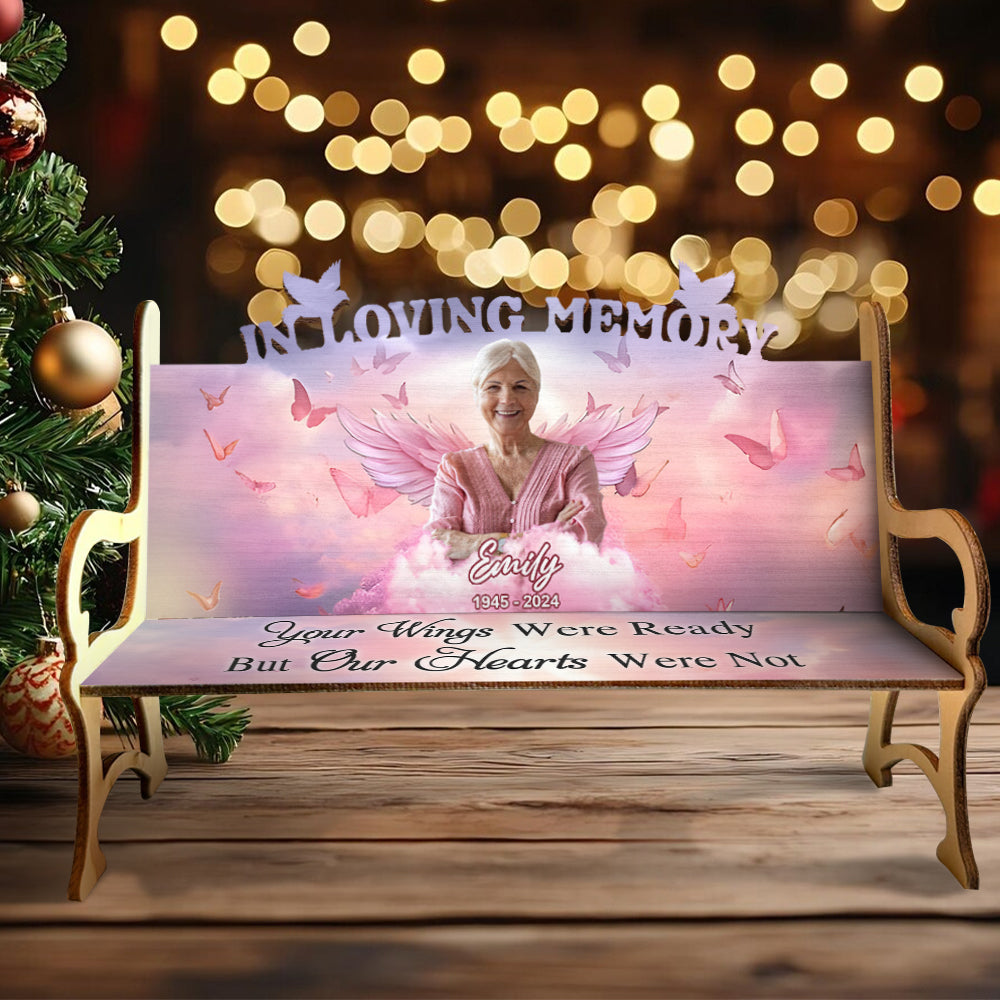 In Loving Memory - Personalized Memorial Wooden Bench