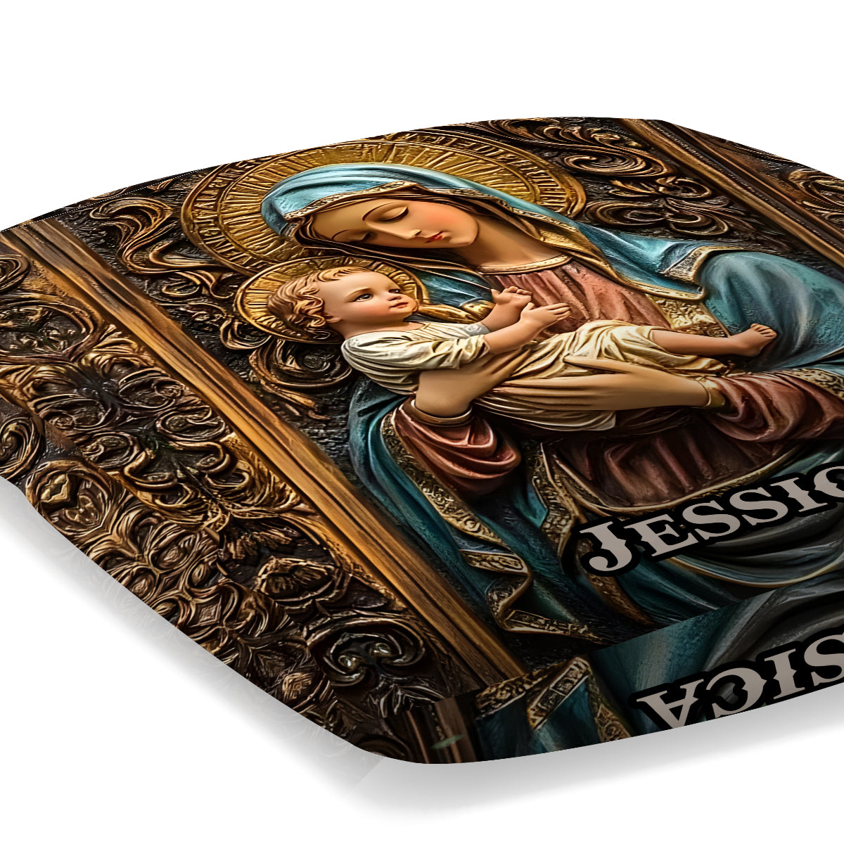 Croyant - Coussin décoratif chrétien personnalisé