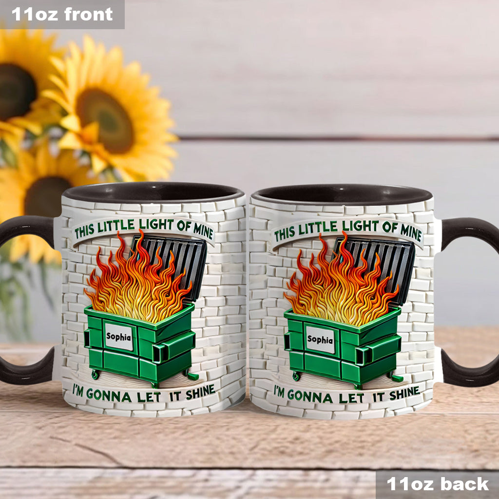 Cette petite lumière qui m'anime - Mug personnalisé pour collègue