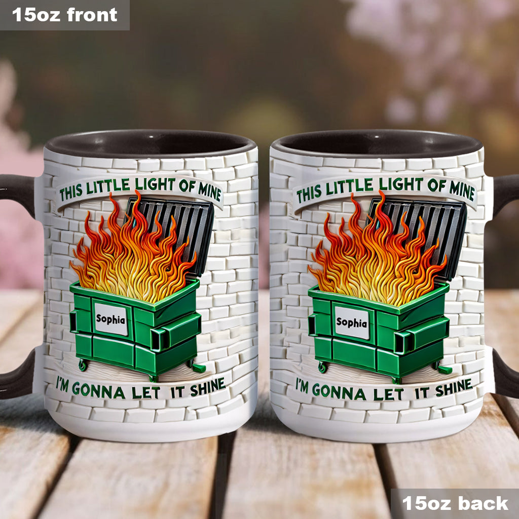 Cette petite lumière qui m'anime - Mug personnalisé pour collègue