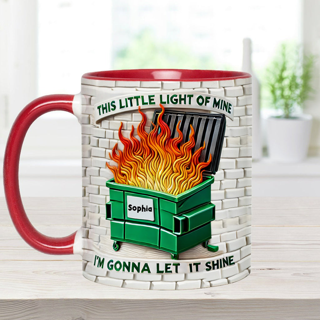 Cette petite lumière qui m'anime - Mug personnalisé pour collègue