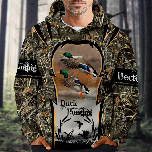 Duck Hunting - Personalized Hunting All Over Shirt