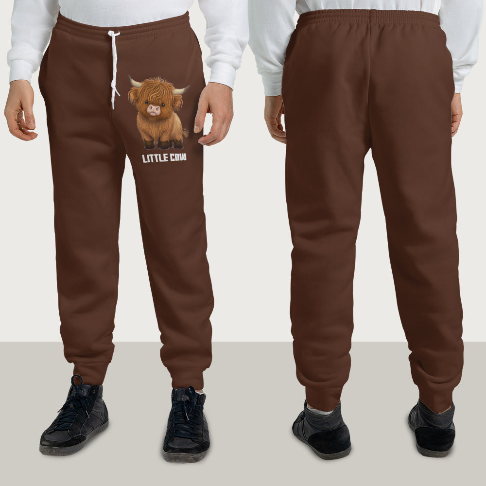 Niedliches Hochlandrind – Personalisierter Hochlandrind-Kinderhoodie und Kinder-Jogginghose