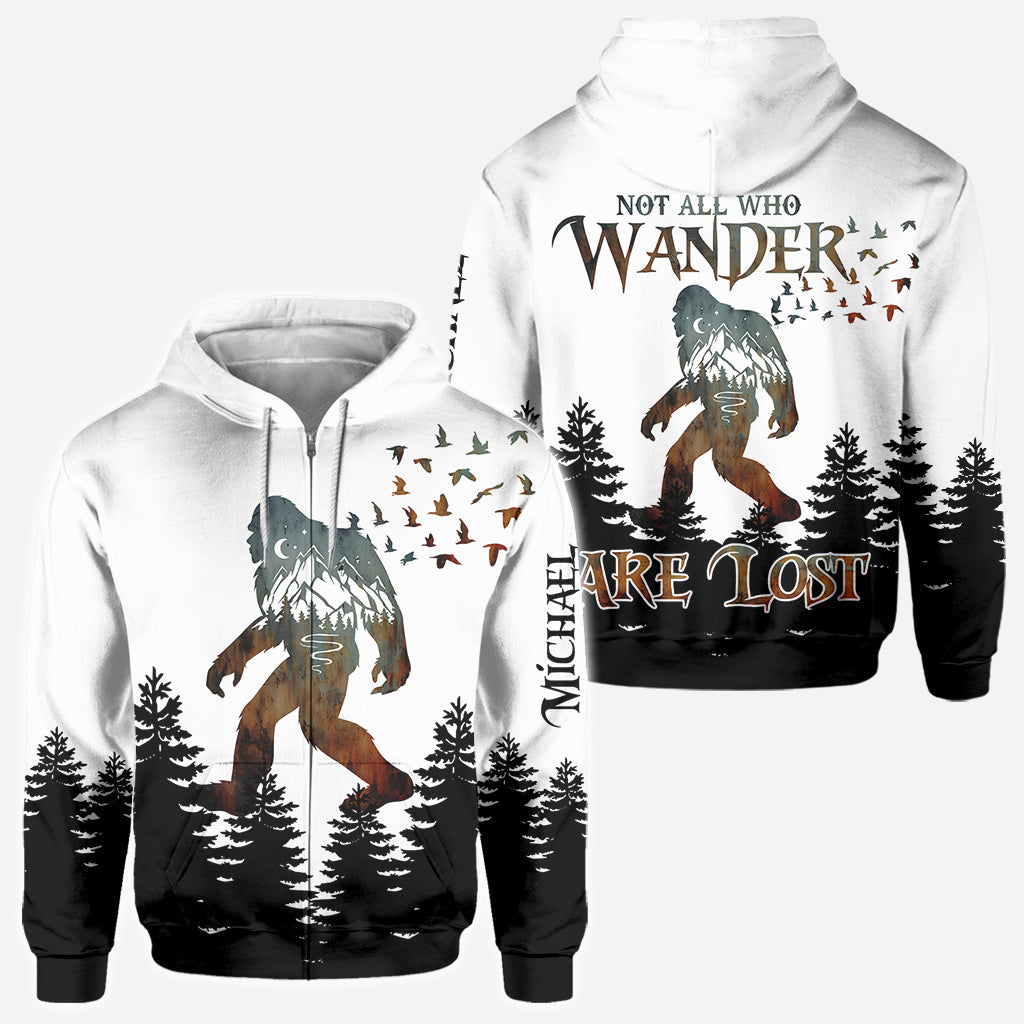 Tous ceux qui errent ne sont pas perdus - T-shirt de camping personnalisé
