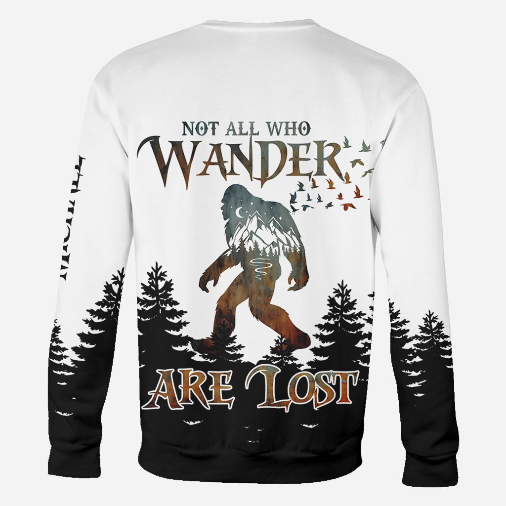 Tous ceux qui errent ne sont pas perdus - T-shirt de camping personnalisé