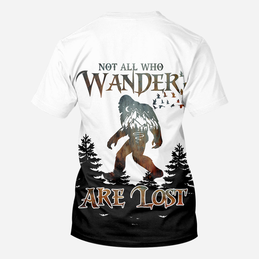 Tous ceux qui errent ne sont pas perdus - T-shirt de camping personnalisé