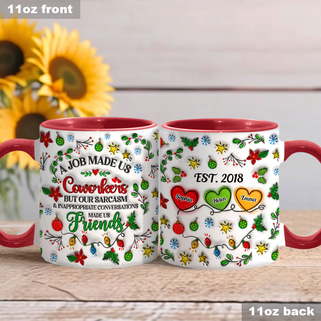 Freunde - Personalisierte Tasse mit Kollegenakzent
