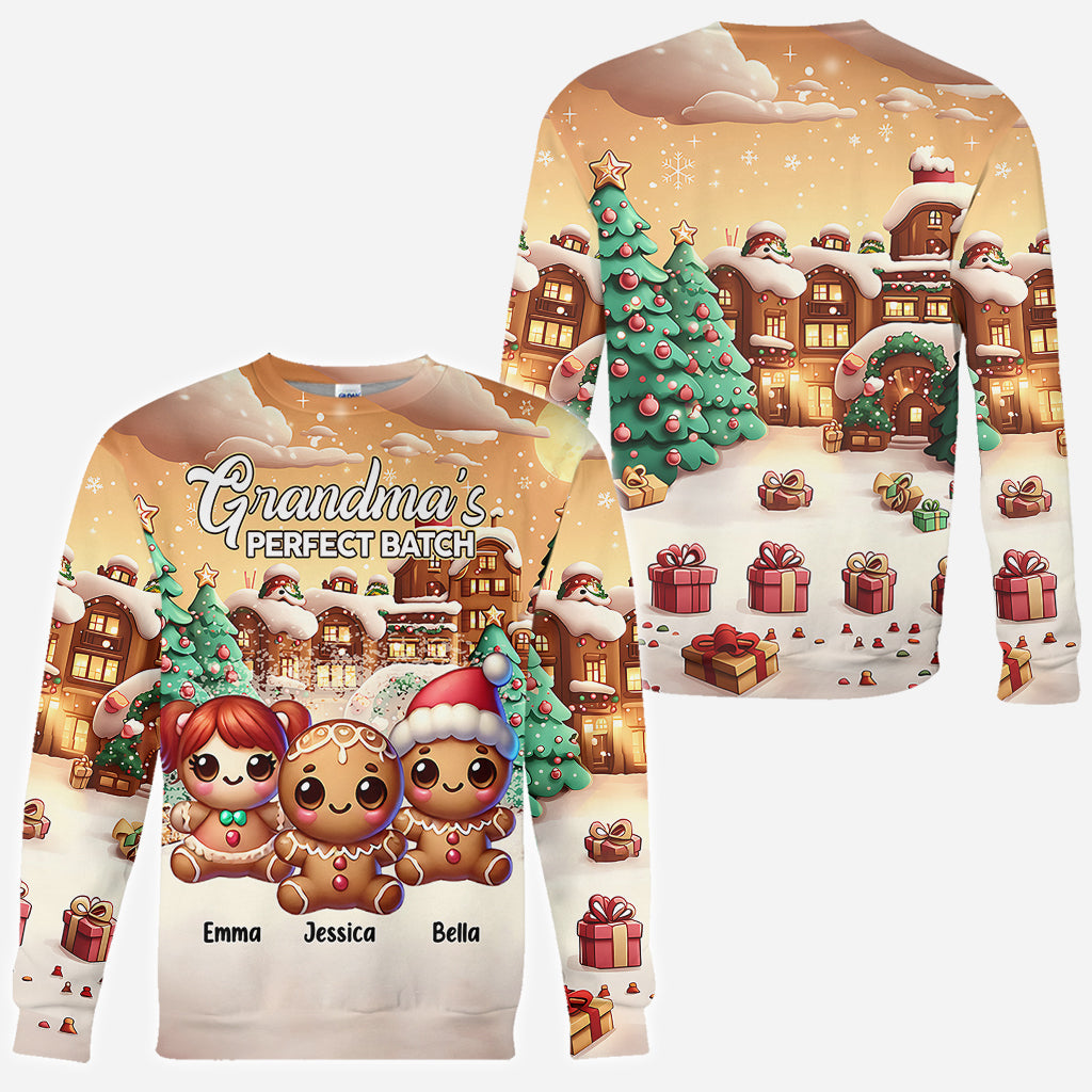 Parfait lot de pain d'épice - T-shirt personnalisé pour grand-mère