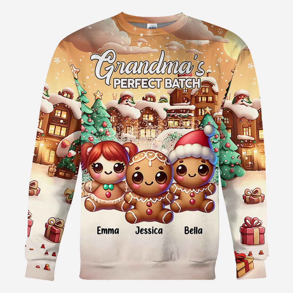 Parfait lot de pain d'épice - T-shirt personnalisé pour grand-mère