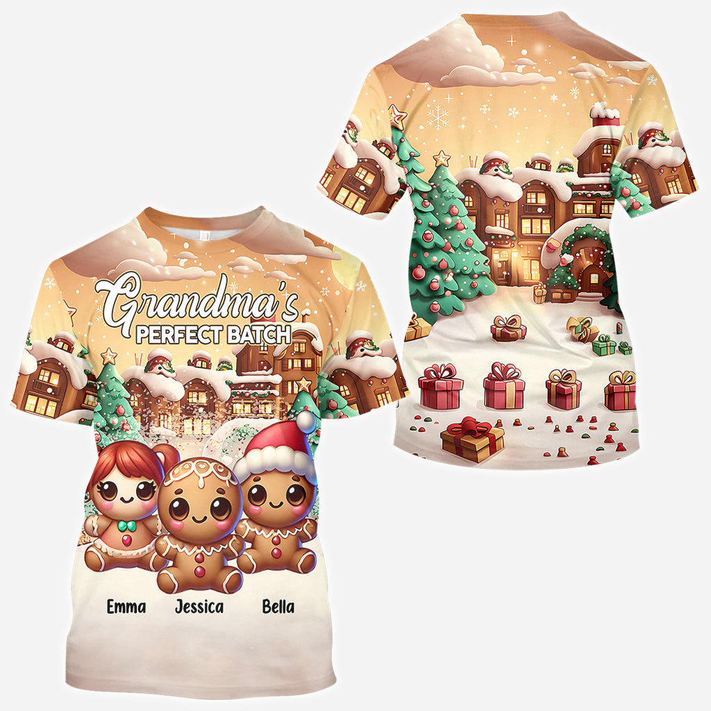 Parfait lot de pain d'épice - T-shirt personnalisé pour grand-mère