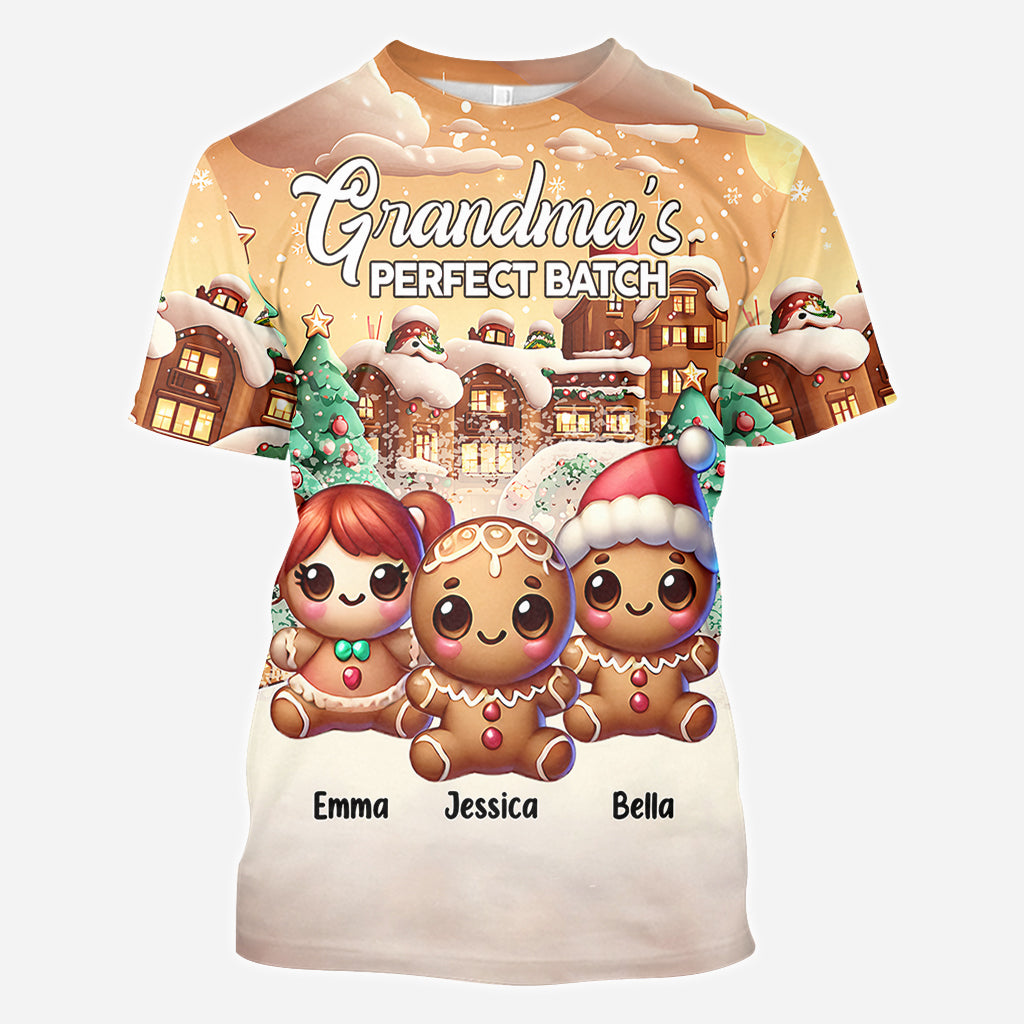 Parfait lot de pain d'épice - T-shirt personnalisé pour grand-mère