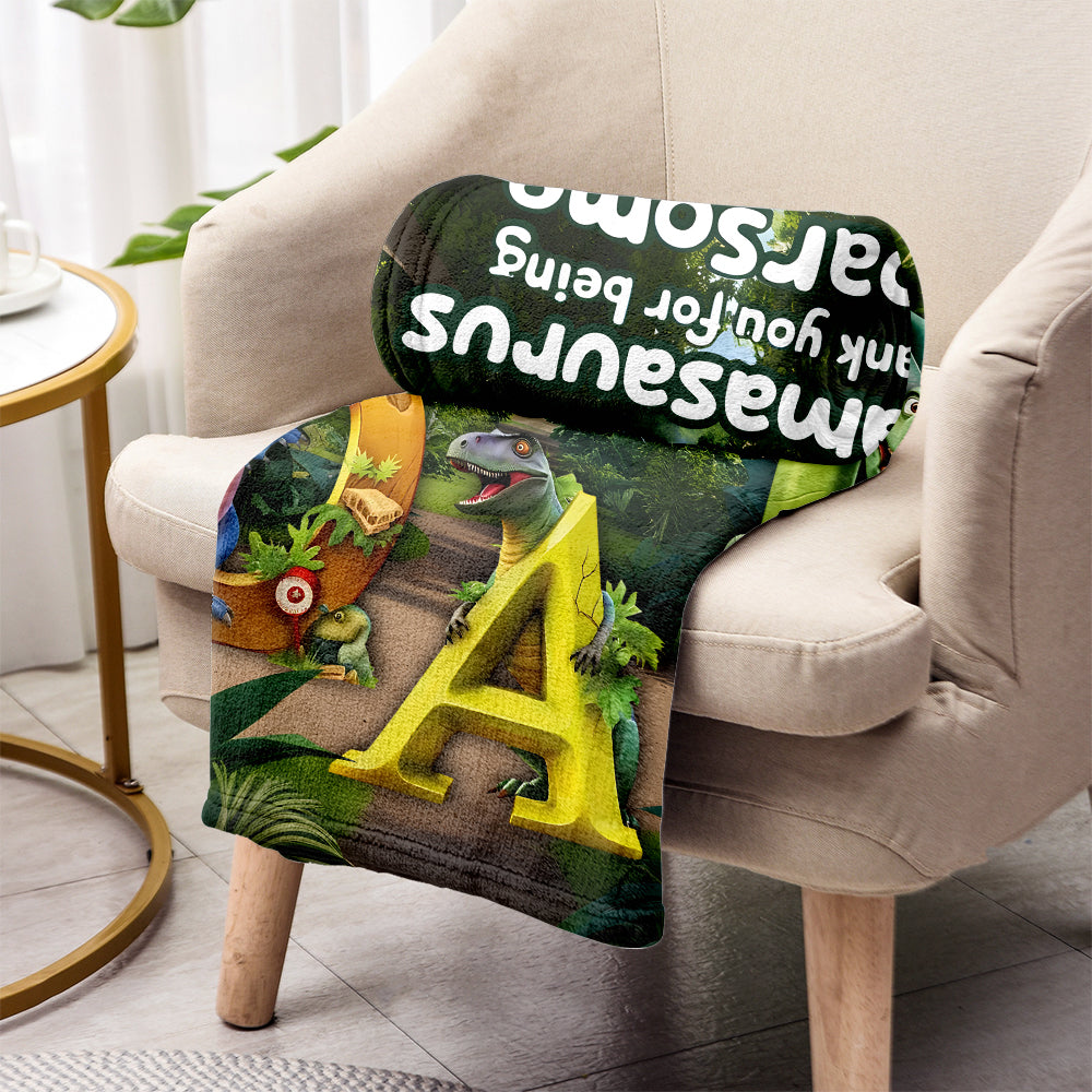 Mamasaurus - Personalized Mother Blanket