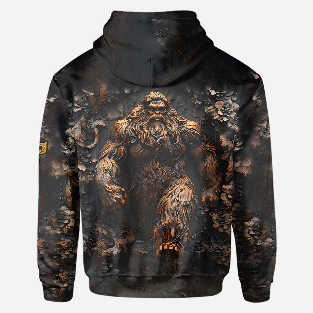 T-shirt de camping personnalisé « Bigfoot m'a vu »
