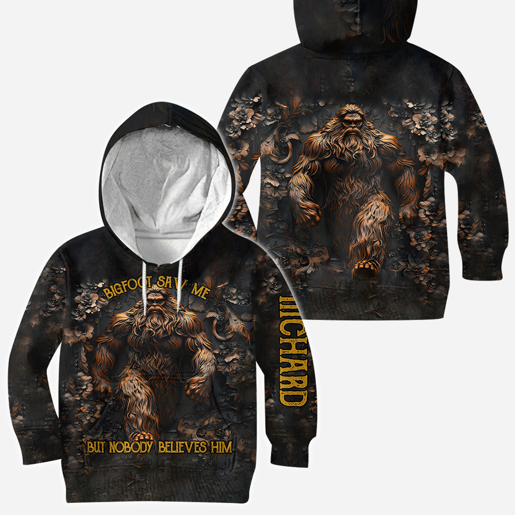 T-shirt de camping personnalisé « Bigfoot m'a vu »
