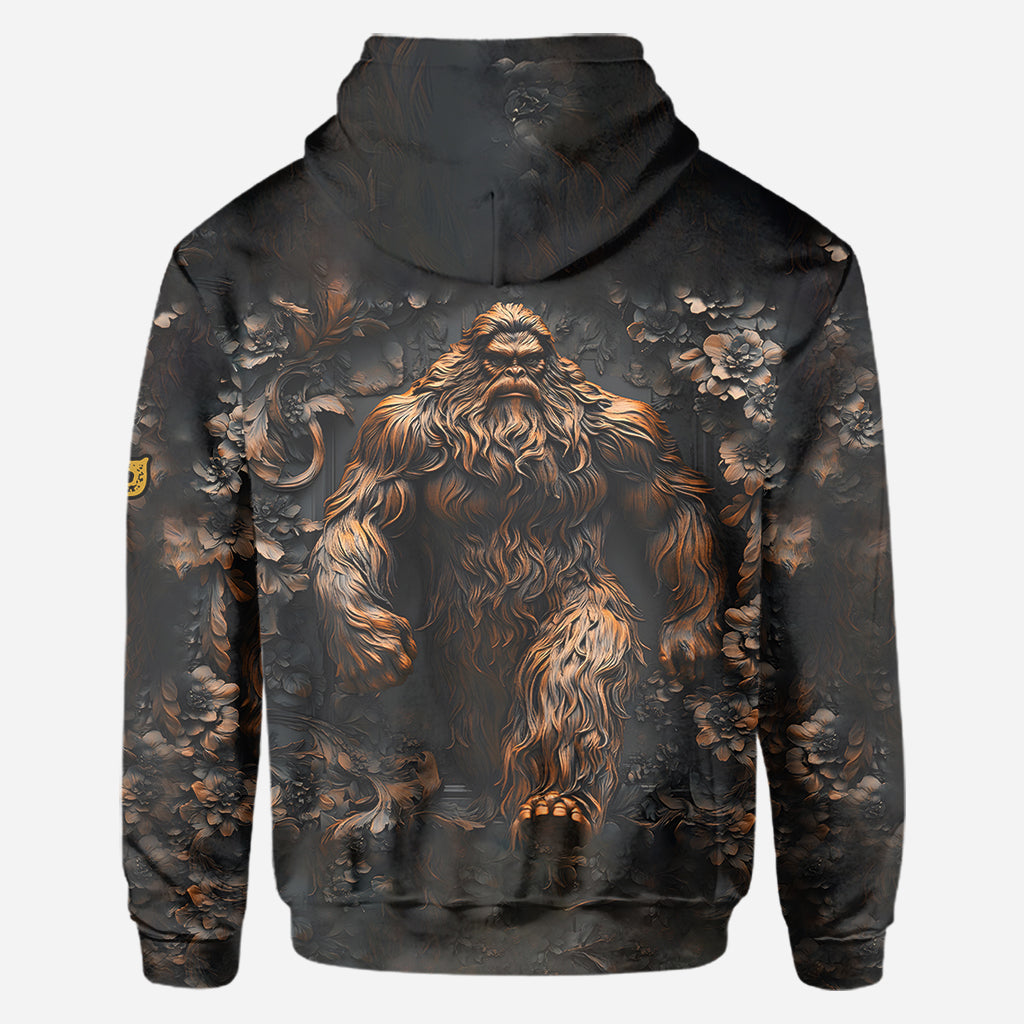 T-shirt de camping personnalisé « Bigfoot m'a vu »