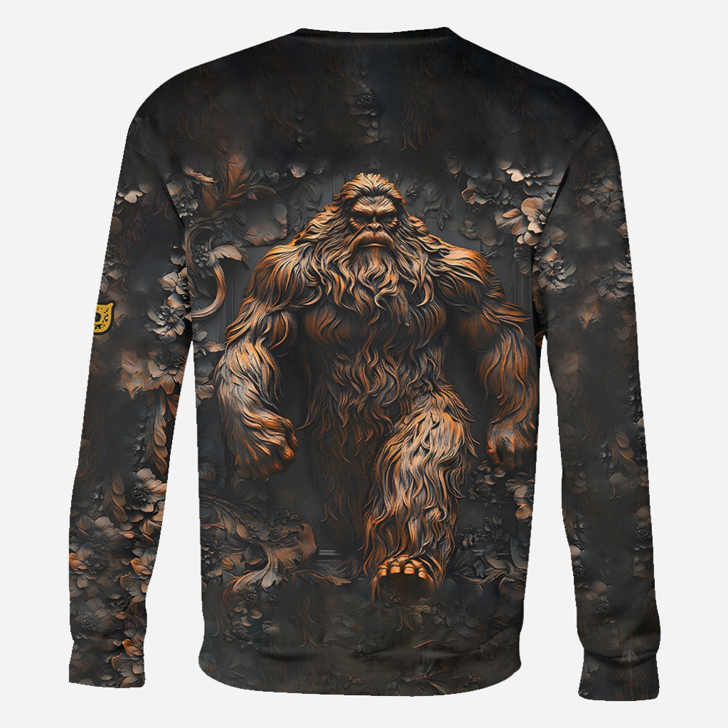 T-shirt de camping personnalisé « Bigfoot m'a vu »