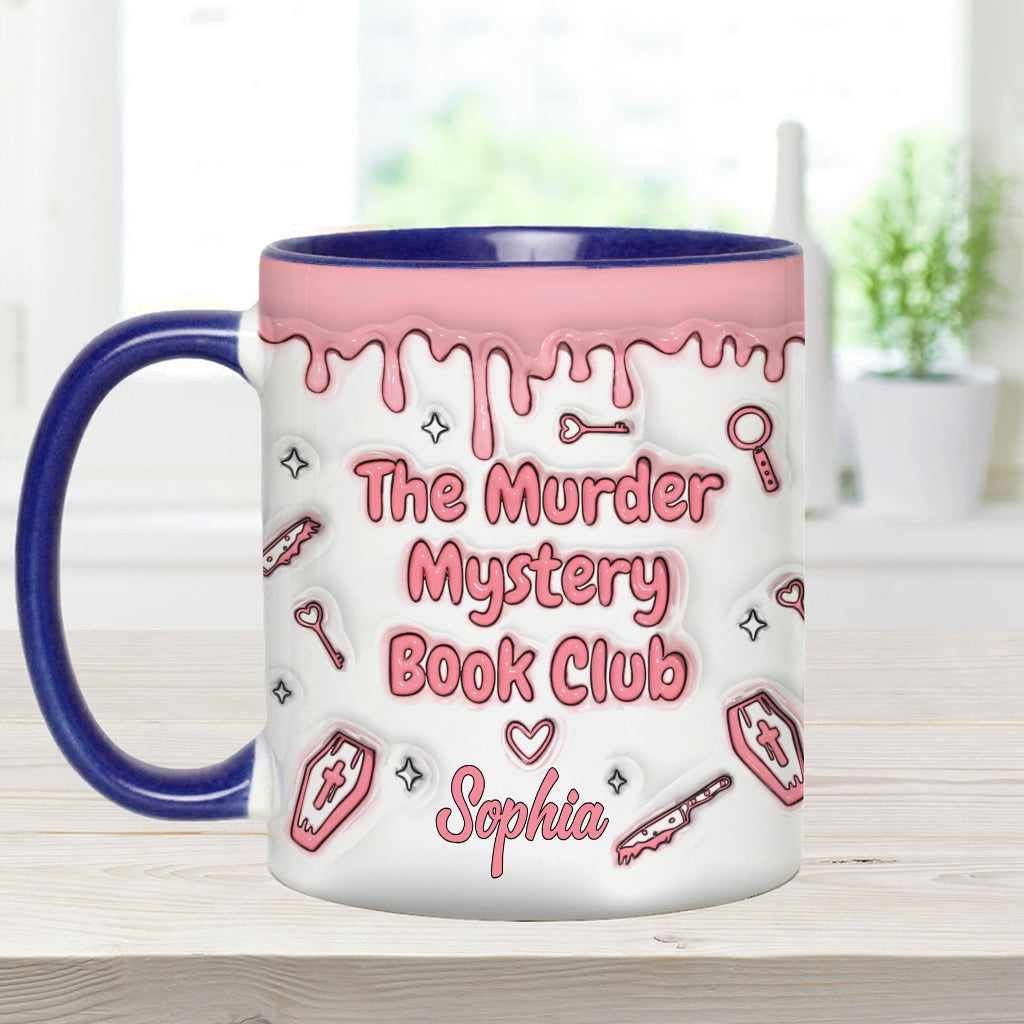 Der Krimi-Buchclub – Personalisierter Akzentbecher