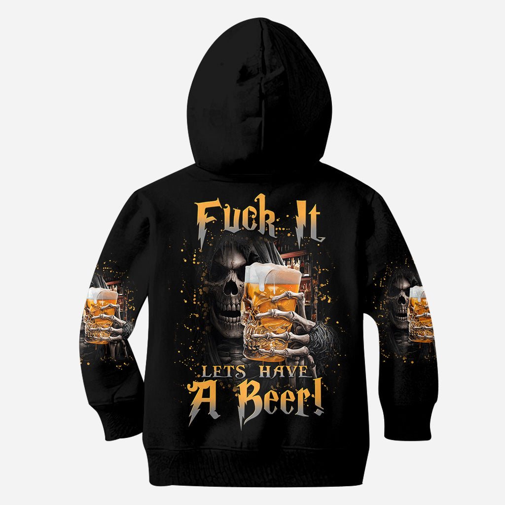 Lasst uns ein Bier trinken! - Personalisiertes T-Shirt mit Bier-Aufdruck